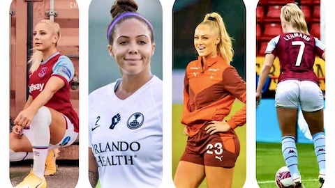 Top 10 beautiful female football players 2024